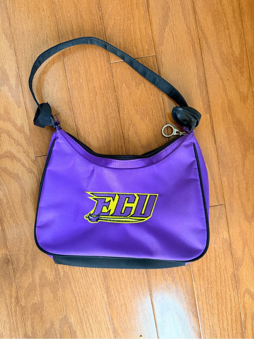 ECU Purple Logo Shoulder Bag
